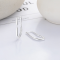 wholesale S925 Silver Fashionable Cross-Border Irregular Minimalist Ins-Style Trendy Personalized Design Earrings and Ear Cuffs-0-1