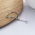 wholesale S925 Sterling Silver Korean Dongdaemun Minimalist Ins Style Fresh and Delicate Chain Tassel Adjustable Ring-0-1