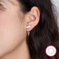 wholesale S925 Sterling Silver Star, Cloud, and Moon Combination Set Earrings, Small and Exquisite Minimalist Jewelry-0-3