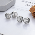 wholesale Aged S925 Sterling Silver Chinese-style Double Happiness Hollow Ear Clips with Ethnic Retro Design and Versatile Appeal-0-2