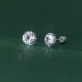 wholesale S925 Sterling Silver Ballpoint Stud Earrings Ins Style Small and Unique Design Ear Piercing Jewelry for Women M03152-0-10