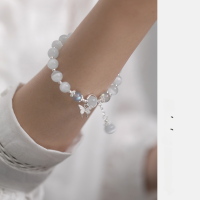 wholesale S925 Sterling Silver Synthetic Cat's Eye Stone Diamond-Inlaid Butterfly Bracelet, Ins-Style Exquisite Women's Hand Jewelry S6356-S925 Silver Bracelet>925 Silver