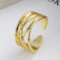 wholesale S925 Sterling Silver Korean Style Luxury Multi-Layer Wrapped Open Ring Exaggerated Hip-Hop Dance Ring for Women-0-2