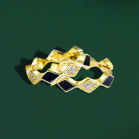 wholesale 925 Sterling Silver Geometric Earrings for Women, Autumn Winter Trendy Maillard Style Accessories, High-End Feeling Earrings Wholesale-Gold 925 silver