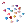 wholesale Metal material Synthetic Opal Heart Shape Love Synthetic Opal Opal Ring Earring Pendant Inlay Matching Stone Accessories-0-3