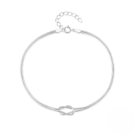 wholesale S925 Sterling Silver Snake Bone Chain Couple's Daily Bracelet, Korean-style, Elegant And Lightweight Luxury-Platinum 925 silver