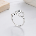 wholesale S925 Silver Yun Chao Xuan Fashion Retro Vintage Minimalist Irregular Niche Creative Design Trendy Open Ring-0-0