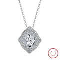 wholesale S925 Sterling Silver Cloud-Pull Necklace, Luxury Grade Extra Sparkling Zircon Necklace-0-0