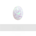 wholesale Metal Opal Cross Double-Sided Fire Iridescent Opal Polymer Cultivated Synthetic Opal Gemstone-0-23