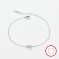 wholesale 925 Sterling Silver 26 Letters Zircon Inlaid Minimalist Luxury High-End Ins Style Cross-Border Best-Selling Jewelry Bracelet-0-32