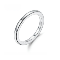wholesale 9/10/14/18K White Gold/Rose Gold/Yellow Gold Minimalist Cold Tone Plain Ring, Hypoallergenic and Fade-Resistant for Men and Women-0-0
