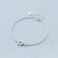wholesale S925 Sterling Silver Nalan Hexagram Bracelet for Women, Fashionable Korean Style Minimalist Star Bracelet S0828-0-0