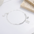wholesale S925 Sterling Silver Korean Style Creative AB Chain Abacus Bead Auspicious Meaning Versatile Daily Bracelet for Women-0-1