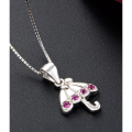 wholesale S925 Sterling Silver Umbrella Pendant Women's Korean Style Minimalist Creative Collarbone Chain Elegant Niche Design Necklace Trendy-0-2