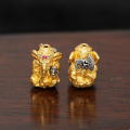 wholesale Gold-Plated S925 Ancient Silver Gilded Fire Bodhi Gold-Swallowing Beast Vajra Elephant God Garuda Lucky Bead DIY Bracelet Accessories-0-10