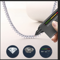 wholesale 925 Silver New Stylish Light Luxury Women's Necklace, Europe and US Cross-Border Hot-Selling Tennis Chain with 10-Point Moissanite-Moissanite 3.0mm/10 points 45 length