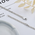 wholesale S925 Sterling Silver Minimalist Basic Chain Naked Chain Batch Flower Side Chain Versatile DIY Matching Sweater Chain Collarbone Chain-0-3