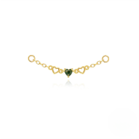 wholesale S925 Sterling Silver Natural Black Hair Crystal Moss Agate Tassel Pendant Earring Accessories-Single gold #4&gt;925 silver