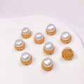 wholesale S925 silver gold-plated accessories with natural pearl pendant, earrings, bracelet, necklace, and DIY semi-finished jewelry-0-7