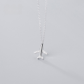 wholesale S925 silver necklace women's Korean style small fresh diamond-inlaid airplane collarbone chain personality cute neck accessory D7904-0-1