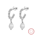 wholesale GPE Collection S925 Sterling Silver European and American Cross-Border Exquisite Earrings, Natural Freshwater Pearl Stud Earrings Wholesale-0-27