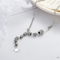 wholesale S925 Sterling Silver Ins Style Star Necklace, Korean and Japanese Forest Fairycore for Women-YL141/approx. 14.5g 925 silver