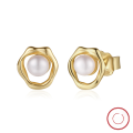wholesale GPE Collection S925 Sterling Silver European and American Cross-Border Exquisite Earrings, Natural Freshwater Pearl Stud Earrings Wholesale-0-89