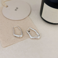wholesale S925 Sterling Silver Irregular Ear Clasp for Women, Ethereal Minimalist Style with an Aloof Vibe, Heavy Craftsmanship Earrings and Ear Accessories Exuding High-End Sophistication-0-4