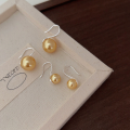 wholesale S925 Sterling Silver Swarovski High Heel Pearl Ear Hook for Women, Korean Spring and Summer New Arrival, Elegant French-style Versatile Earrings-0-6