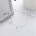 wholesale S925 sterling silver lucky bead spliced lotus pod pendant bracelet, elegant and versatile ins-style accessory for graceful ladies-0-1