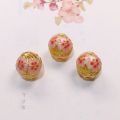wholesale S925 Gold-Plated Enamel Drip Oil Floral Twelve Months DIY Components Crystal Jewelry Bracelet Necklace-0-9