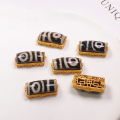 wholesale Gold-plated S925 Silver Agate Tianzhu Barrel Bead Spacer Beads Accessories Bracelet String DIY Semi-finished Product New Arrival Special Offer-0-14