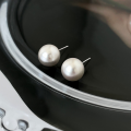 wholesale S925 Sterling Silver Fever Same Style Pearl Earrings for Women, High-end Sense, New Collection-0-6