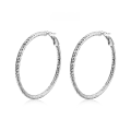 wholesale S925 Sterling Silver Geometric Twist Design Minimalist Niche Luxury Ins Style Plain Silver Women's Earrings-0-6