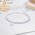 wholesale S925 Sterling Silver FashionCross-Border Double-Layer Stackable Wearable Lucky Bracelet InsTrendy Design-0-1