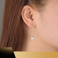 wholesale 18K Gold + Natural Japanese Akoya Seawater Pearl Earrings, Stylish Ins Fashion Earring Accessories Custom Processing-0-0