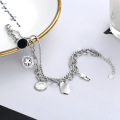 wholesale S925 Sterling Silver Amazon Bestselling Personalized Fashion Multi-Layer Lucky Bracelet Niche Women's Hand Wholesale-0-1