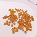 wholesale Gold-plated S925 silver spacer beads and accessories for bracelet, necklace stringing, and DIY handmade crafts-0-9
