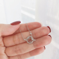 wholesale 925 Sterling Silver Maker Planet Necklace for Women, Light Luxury Minimalist Design, Niche Ins Temperament Collarbone Chain-0-0