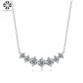 wholesale S925 Silver Moissanite Necklace, Summer Live Broadcast Hot-Selling Clavicle Chain, Light Luxury Niche-0-4