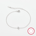 wholesale 925 Sterling Silver 26 Letters Zircon Inlaid Minimalist Luxury High-End Ins Style Cross-Border Best-Selling Jewelry Bracelet-0-15