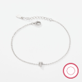wholesale 925 Sterling Silver 26 Letters Zircon Inlaid Minimalist Luxury High-End Ins Style Cross-Border Best-Selling Jewelry Bracelet-0-29