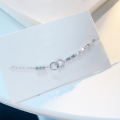 wholesale S925 Sterling Silver Trendy Infinite Love Bracelet for Women, Simple and Versatile, Stylish and Fashionable Accessory, Anniversary and Valentine's Day Gift-0-5