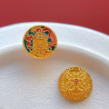wholesale Gold-plated S925 ancient silver enameled for DIY-0-6