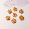 wholesale S925 gold-plated silver spacer beads for the Five Longitude Tara accessory, S925 gold-plated silver stringing ornament spacer beads for handmade DIY semi-finished products-0-8