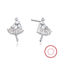 wholesale S925 sterling silver gold-plated ultra-sparkling zirconia drop earrings, manufacturer wholesale-0-79