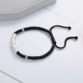 wholesale S999 Silver Retro Distressed Bamboo Knot Braided Rope Ethnic Style Unique Niche Versatile Bracelet Design-0-3