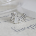 wholesale S925 Sterling Silver Versatile Adjustable Lace Open Ring, Spring Limited Edition by Dunli Jewelry-0-0