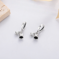 wholesale S925 Sterling Silver Retro and Simple Pastoral Lily of the Valley Earrings, Forest Style Sweet and Exquisite Versatile Earrings for Women-0-1