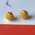 wholesale S925 gold-plated hollow spacer beads for DIY bracelets, necklaces, and handmade original accessories with antique silver fittings-0-6
